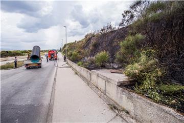 Split: Požar u blizini hotela Zagreb