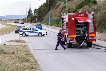 Split: Požar u blizini hotela Zagreb