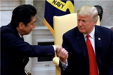 USA JAPAN TRUMP ABE