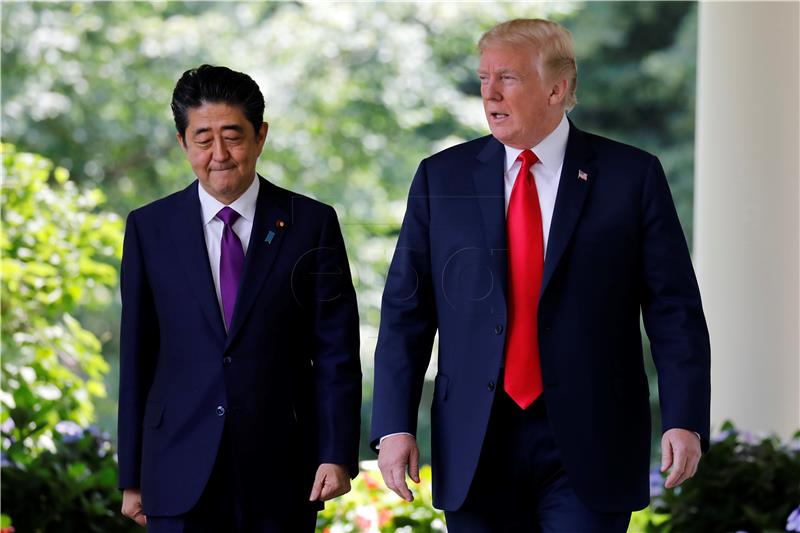 USA JAPAN TRUMP ABE