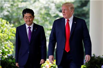 USA JAPAN TRUMP ABE