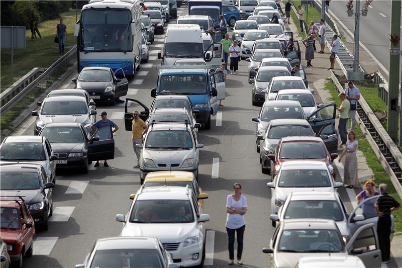 SERBIA FUEL PROTEST