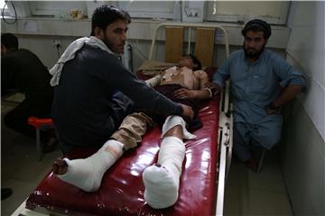 AFGHANISTAN BOMB BLAST AFTERMATH