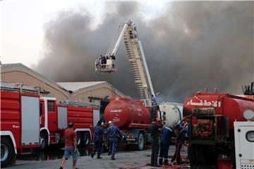 IRAQ BAGHDAD ELECTIONS FIRE