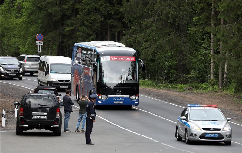 SP Rusija: Hrvatska nogometna reprezentacija stigla u Ilichevo