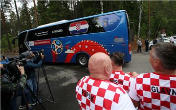 SP Rusija: Hrvatska nogometna reprezentacija stigla u Ilichevo