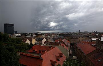 Kišno vrijeme u Zagrebu