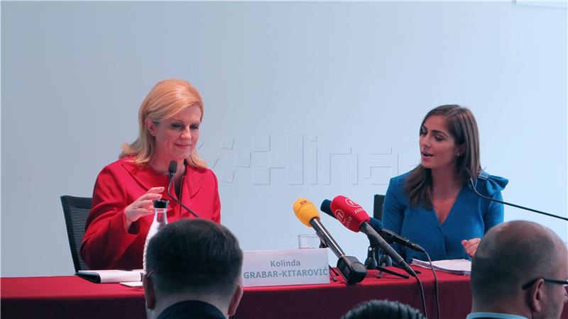 Grabar-Kitarović održala je predavanje u Centru za europsku politiku u Bruxellesu
