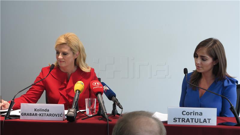 Grabar-Kitarović održala je predavanje u Centru za europsku politiku u Bruxellesu