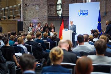 Heiko Maas attends United Europe event in Berlin