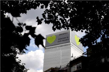 BRITAIN GRENFELL TOWER FIRE ANNIVERSARY