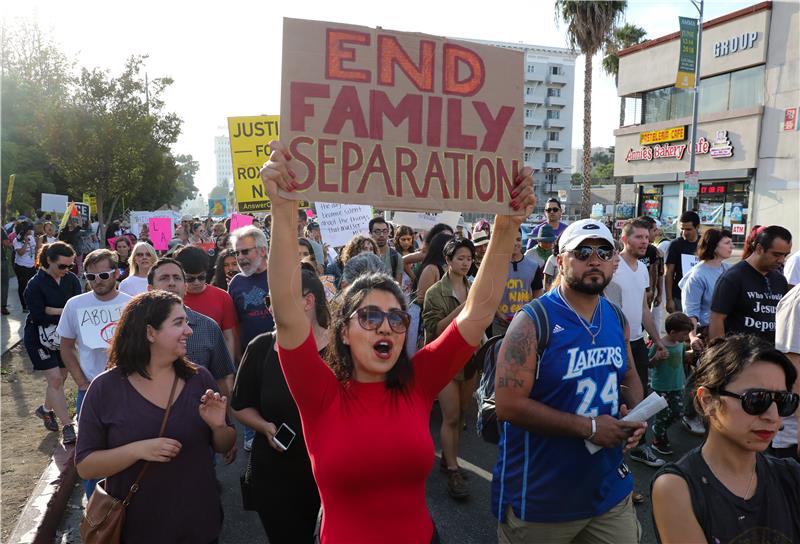 USA POLITICS CALIFORNIA TRUMP IMMIGRATION RALLY