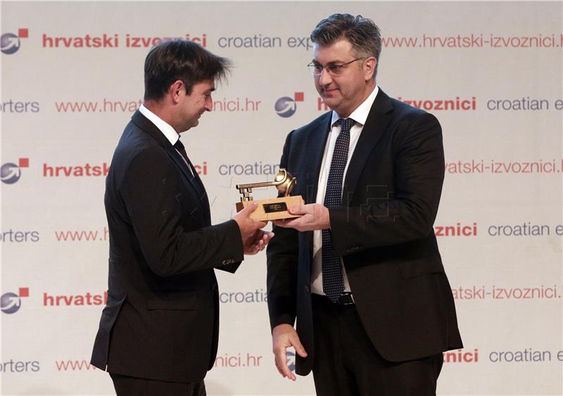 "Golden Key" awards for best exporters conferred on Valamar, Solvis, MCZ and JGL