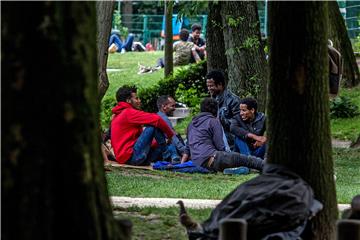 BELGIUM MIGRATION MAXIMILIAN PARK