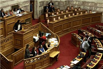 GREECE PARLIAMENT DEBATE GOLDEN DAWN