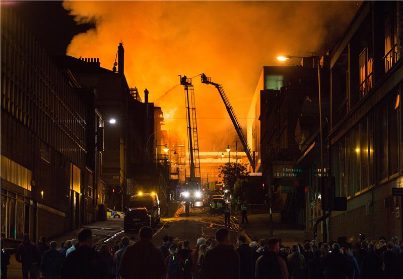 BRITAIN GLASGOW FIRE