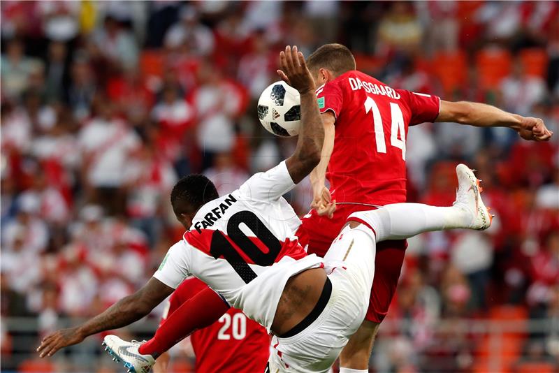 SP Rusija: Peru - Danska 0-1 