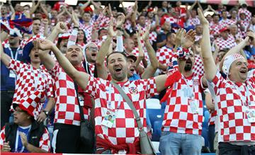 SP Rusija: Navijači na stadionu pred utakmicu Hrvatska - Nigerija