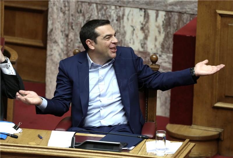 GREECE PARLIAMENT CENSURE MOTION