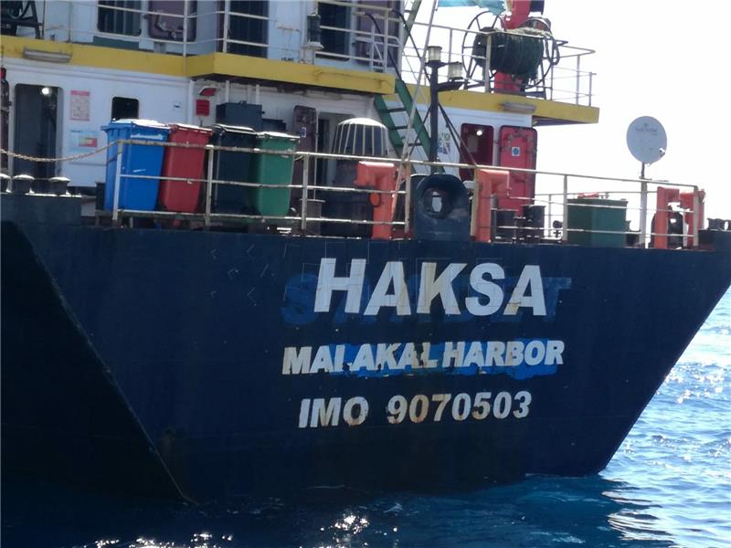 Eight crew members of damaged Turkish ship brought to Split