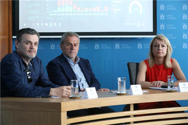 Konferencija za medije gradonačelnika Bandića