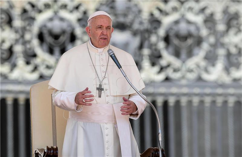 VATICAN POPE FRANCIS GENERAL AUDIENCE