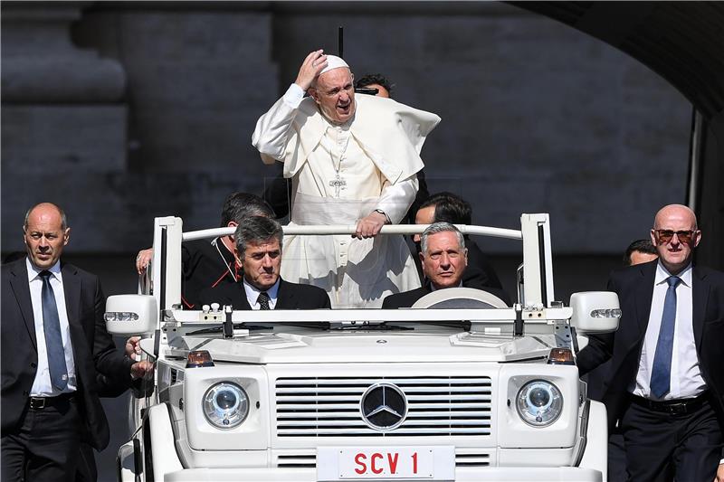 VATICAN POPE FRANCIS GENERAL AUDIENCE