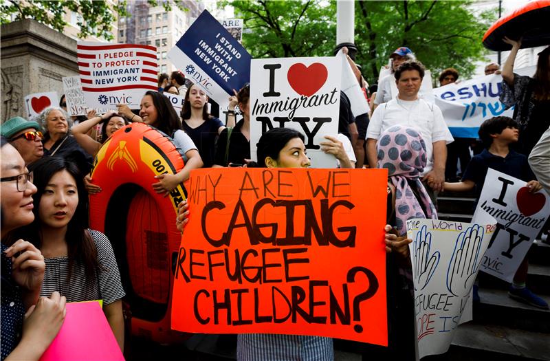 USA NEW YORK PROTEST IMMIGRTION POLICIES