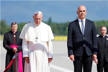 SWITZERLAND POPE VISIT WORLD COUNCIL OF CHURCHES