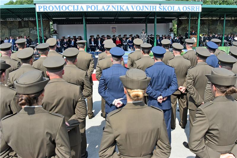 Svečana promocija polaznika Hrvatskoga vojnog učilišta Dr. Franjo Tuđman