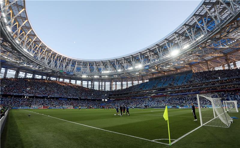  SP Rusija: Navijači na stadionu pred početak utakmice Argentina - Hrvatska