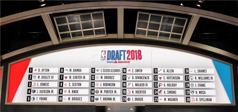 USA NEW YORK NBA DRAFT