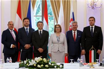 HUNGARY V4 PARLIAMENT SPEAKERS