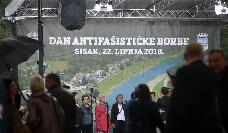  Antifascist Struggle Day marked in Brezovica forest near Sisak