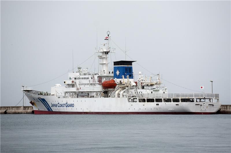 Japan's Coast Guard training vessel Kojima docks in Split