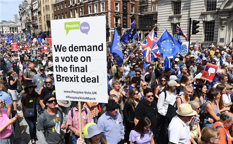 BRITAIN BREXIT PEOPLE'S MARCH DEMONSTRATION