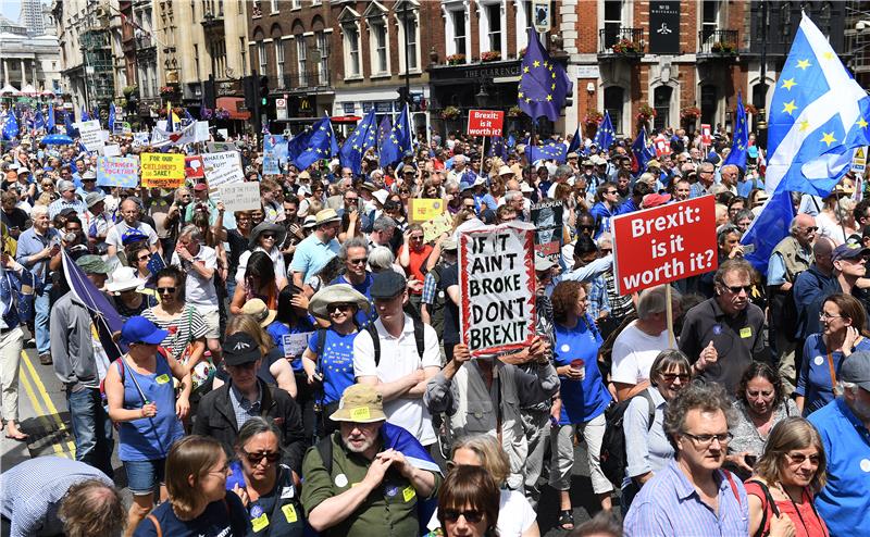 BRITAIN BREXIT PEOPLE'S MARCH DEMONSTRATION