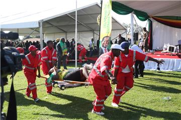 ZIMBABWE EMMERSON MNANGAGWA RALLY