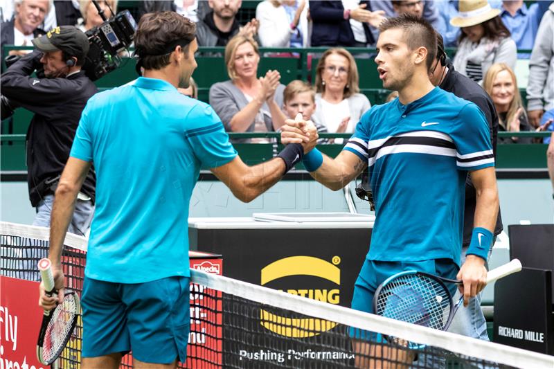 ATP Halle: Ćorić pobijedio Federera za trijumf u Halleu