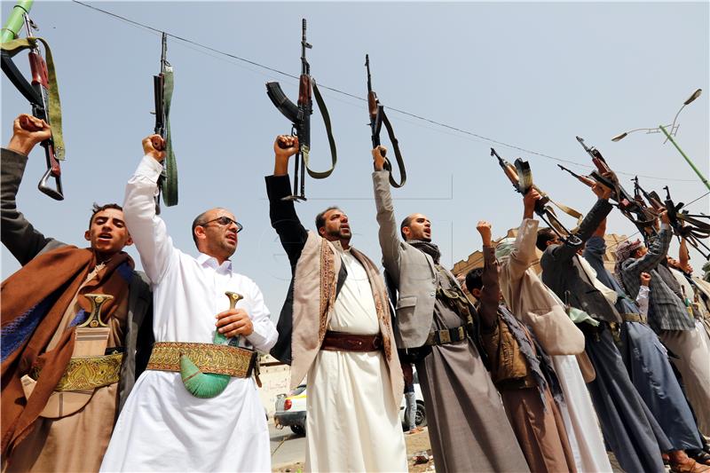 YEMEN CONFLICT HOUTHI FIGHTERS