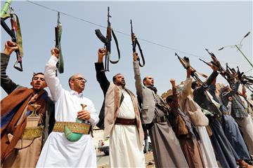 YEMEN CONFLICT HOUTHI FIGHTERS