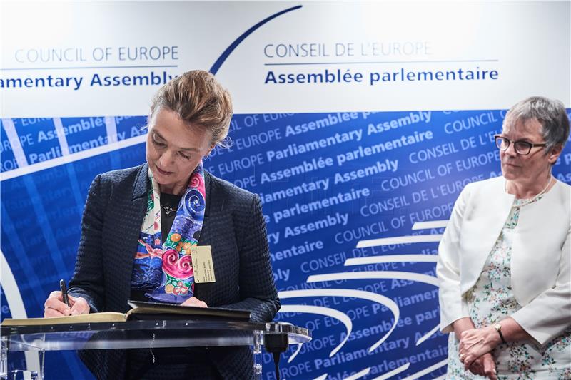 FM presents programme of Croatia's CoE Committee of Ministers presidency