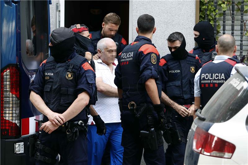 SPAIN ARMENIAN MAFIA POLICE RAID