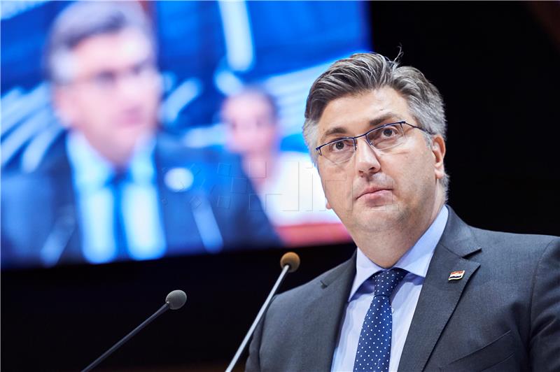 Plenković održao govor u Parlamentarnoj skupštini Vijeća Europe