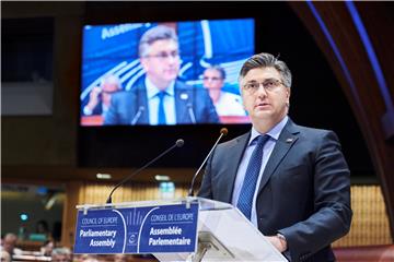 Plenković održao govor u Parlamentarnoj skupštini Vijeća Europe