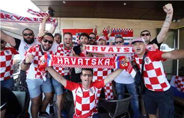 SP Rusija: Hrvatski navijači u Rostovu na Donu