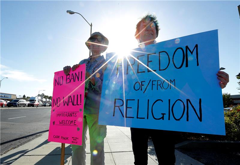 USA SAN JOSE TRAVEL BAN PROTEST