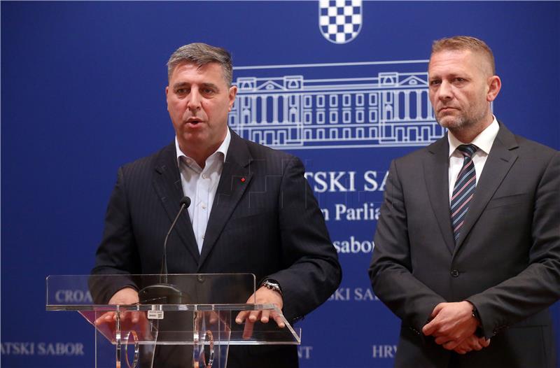 Tiskovna konferencija Kluba SDP-a i Kluba HSS-a