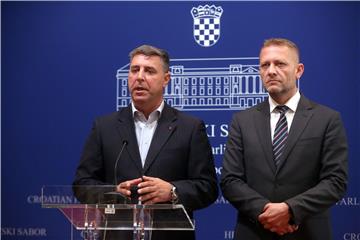 Tiskovna konferencija Kluba SDP-a i Kluba HSS-a