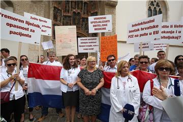 Prosvjed liječnika primarne zdravstvene zaštite